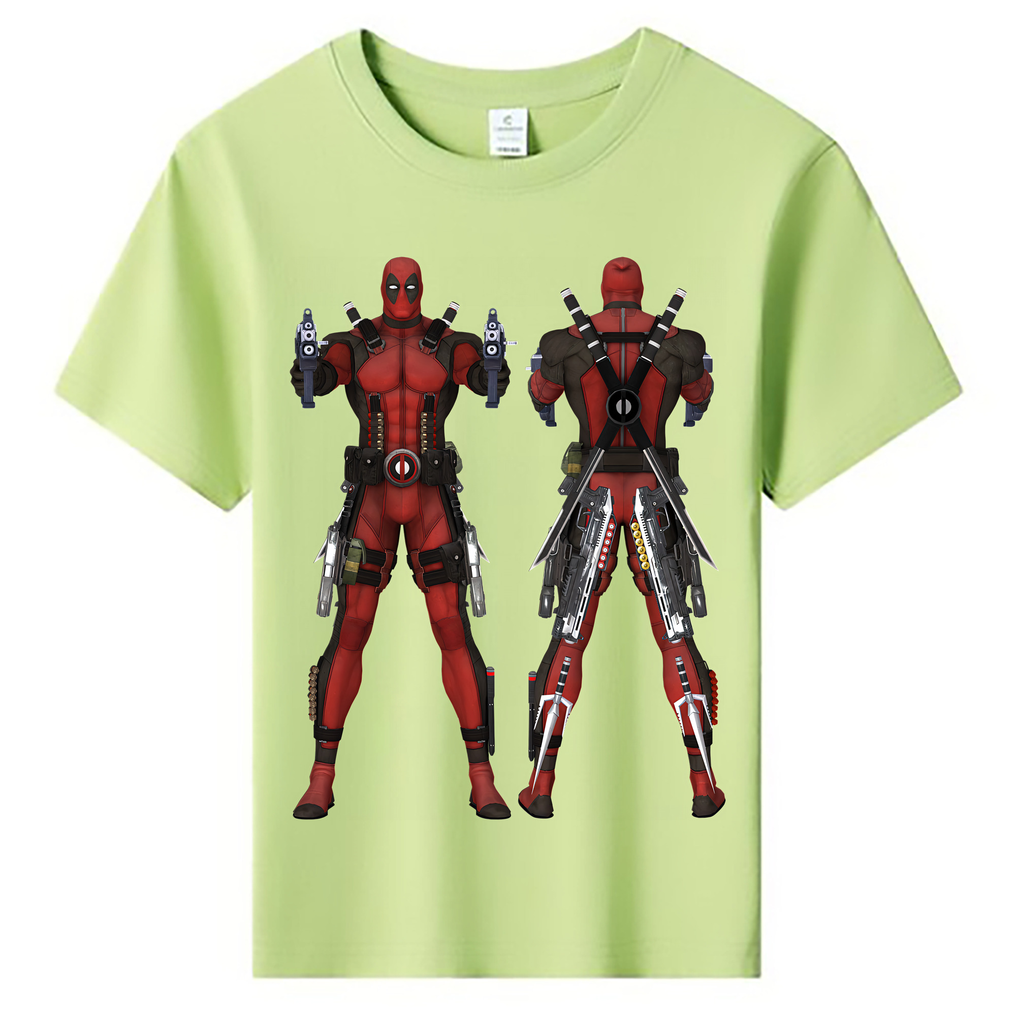 （画像用） Deadpool デッドプール 綿100％キッズTシャツ（フロントプリント）